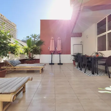 Terrace - Only Adults - Apartment Puerto de la Cruz (Tenerife)